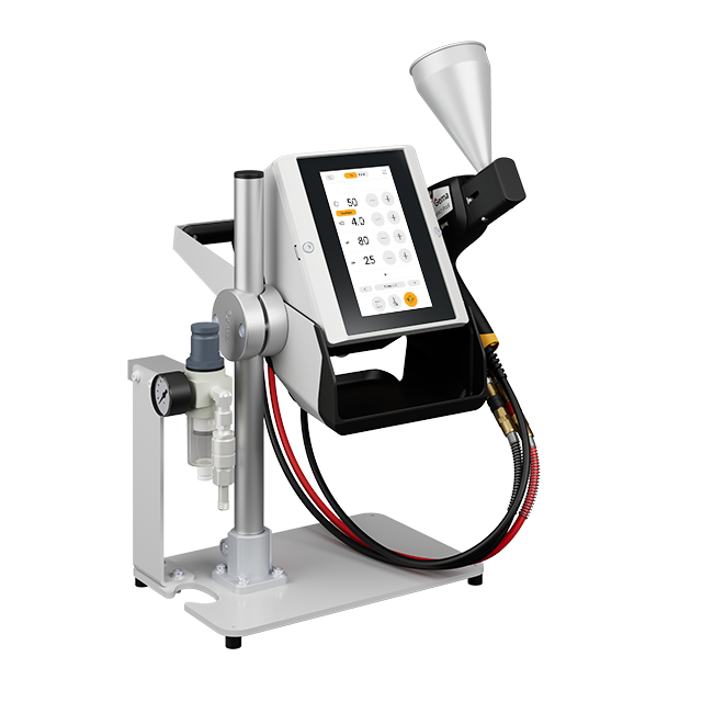 Gema OptiFlex ProX CF – Poudrage de table, changement de couleur en 20 s