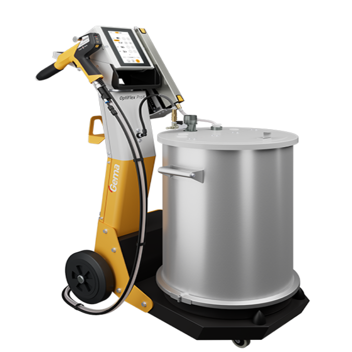 Gema OptiFlex ProX F Spray – Poudrage manuel à pompe OptiSpray, trémie 50 l