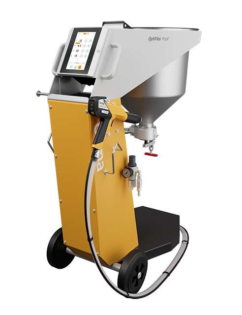 Gema OptiFlex ProX S – Poudrage manuel pour poudres difficiles