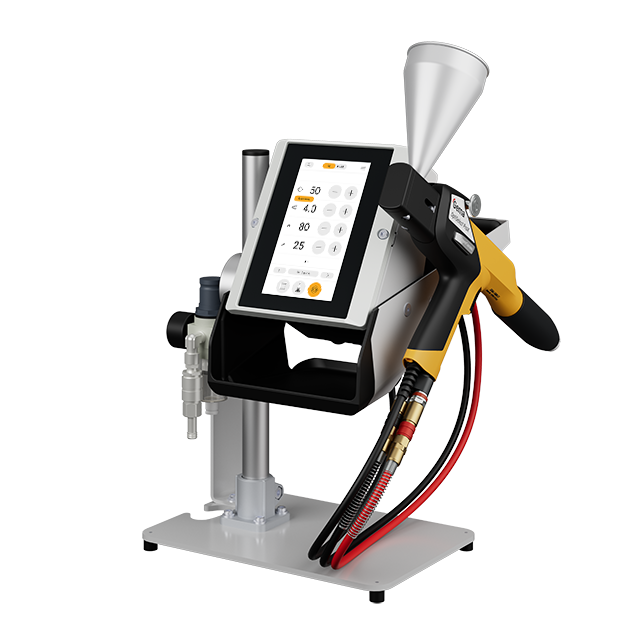 Gema OptiFlex ProX CF – Poudrage de table, changement de couleur en 20 s