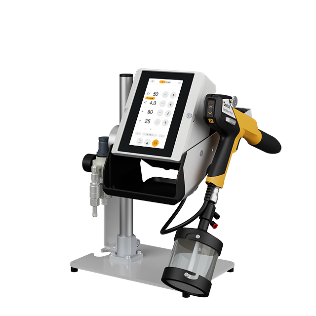 Gema OptiFlex ProX C – Appareil de poudrage de table à gobelet