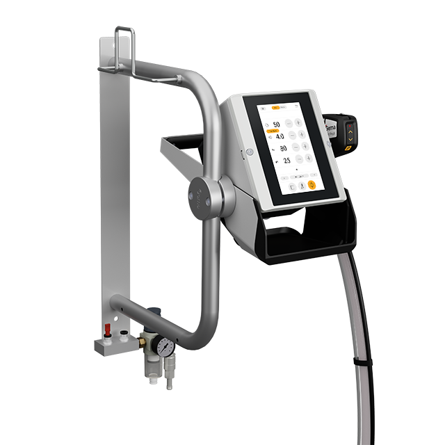 Gema OptiFlex ProX W – Équipement de poudrage manuel pour montage mural
