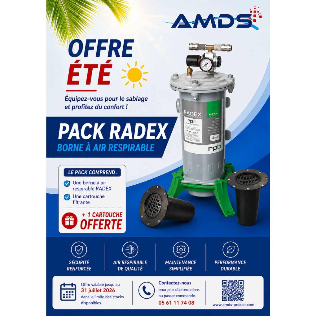 Borne air respirable Radex